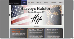 Desktop Screenshot of harveysholsters.com