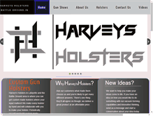 Tablet Screenshot of harveysholsters.com